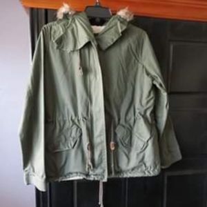 Womens US Size Large hooded coat